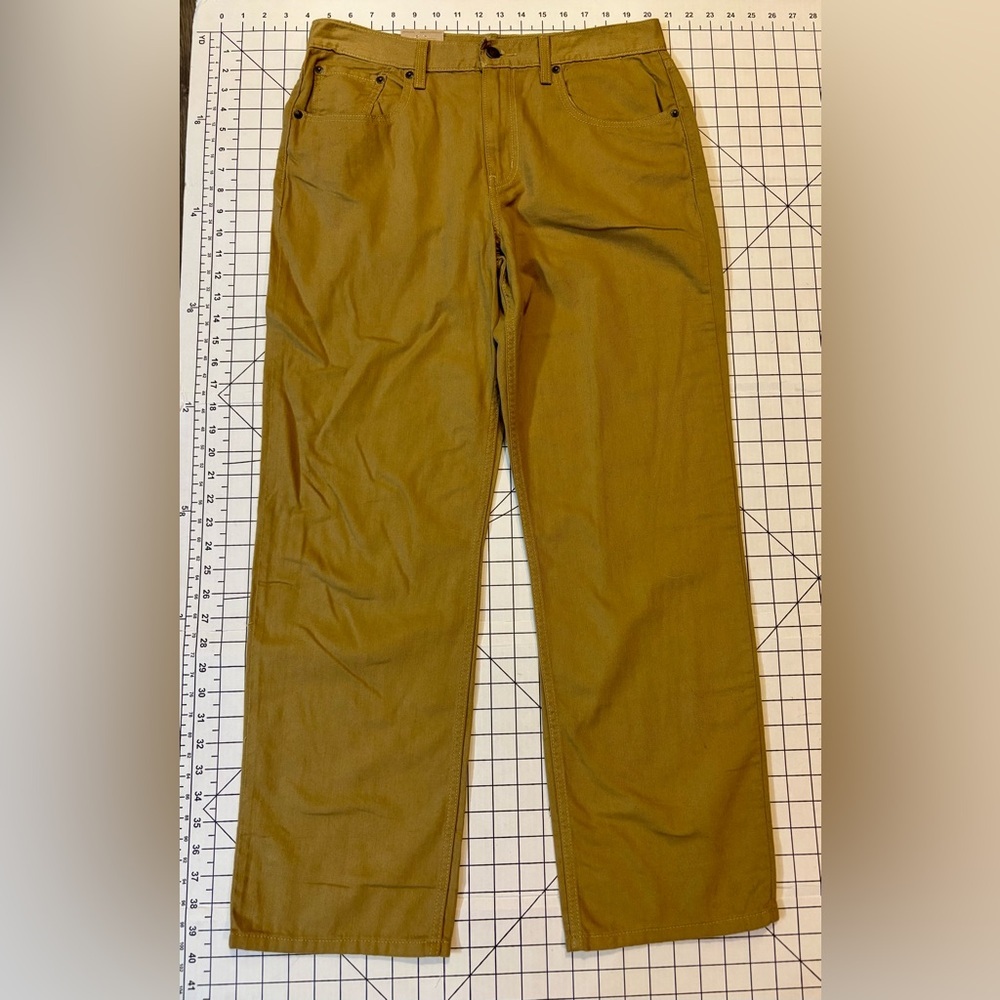NWT Levi’s Women’s Size 30/30 Tan Low Pro Midrise Straight Leg Jeans